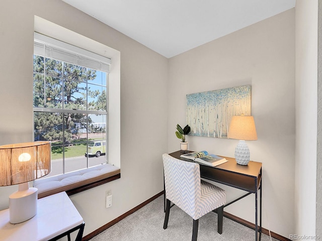 7391 S Knolls Way, Centennial, CO 80122 - carpeted home office with baseboards