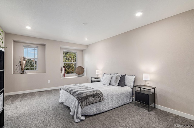 bedroom featuring carpet floors