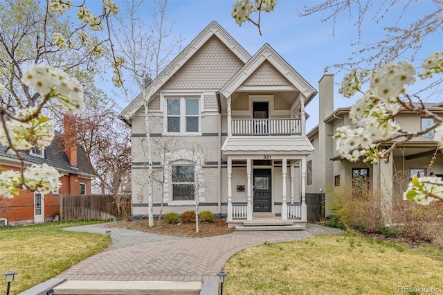 321 S Emerson St, Denver, CO 80209 - victorian house with a balcony