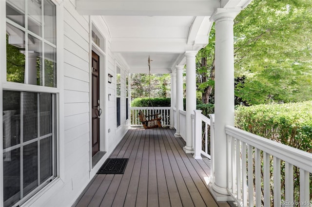 8739 E 23rd Ave, Denver, CO 80238 - view of wooden porch