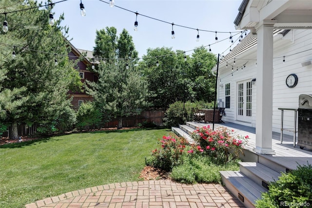 8739 E 23rd Ave, Denver, CO 80238 - view of yard featuring french doors