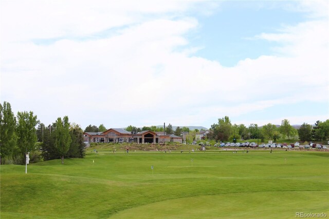 16179 W 70th Pl, Arvada, CO 80007 - view of community with view of golf course and an area to practice putting