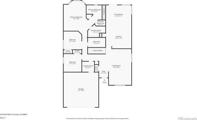 16179 W 70th Pl, Arvada, CO 80007 - property floor plan