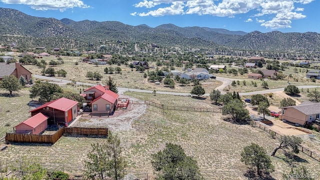 10199 W Cheyenne Cir, Salida, CO 81201 - view from above of property featuring mountains