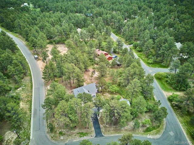 7312 Marshall Rd, Larkspur, CO 80118 - view of property location with a heavily wooded area