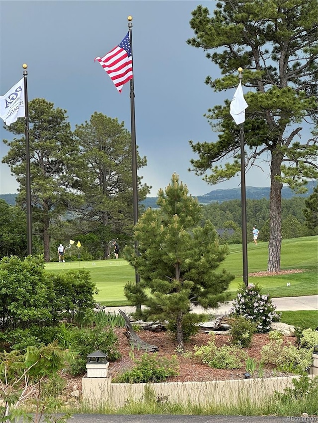 7312 Marshall Rd, Larkspur, CO 80118 - surrounding community featuring a mountain view and view of golf course