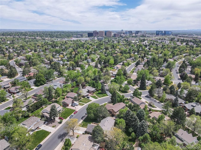 aerial view of property's location