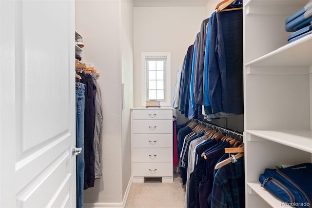 652 Ulster Way, Denver, CO 80230 - walk in closet featuring carpet floors