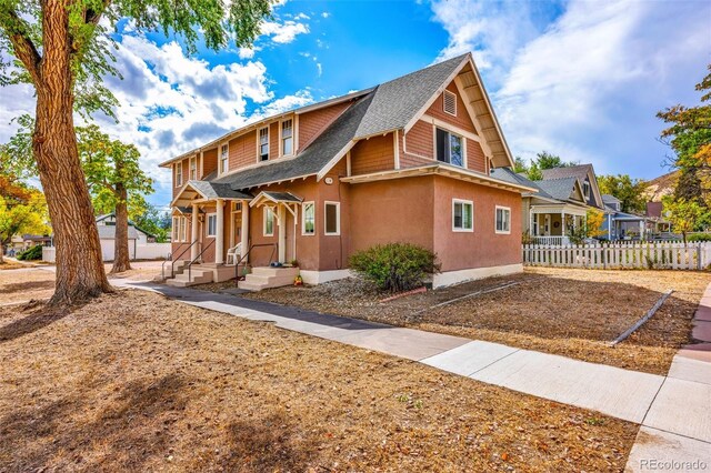 view of front of home