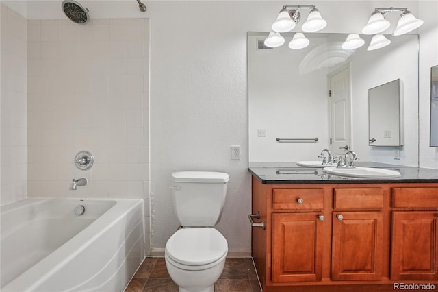 17442 Nature Walk Trl Unit 107, Parker, CO 80134 - full bathroom with vanity and tub / shower combination