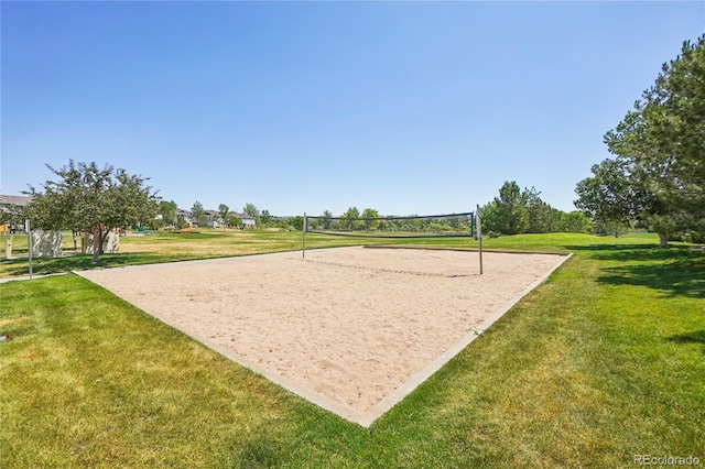 17442 Nature Walk Trl Unit 107, Parker, CO 80134 - view of property's community featuring volleyball court and a yard