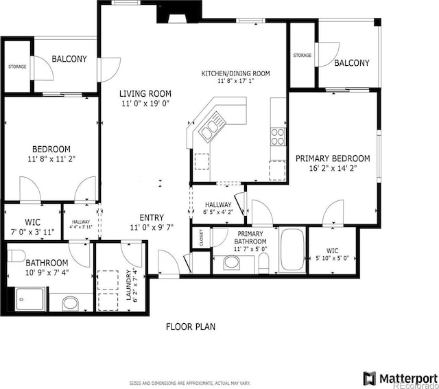 17442 Nature Walk Trl Unit 107, Parker, CO 80134 - view of home floor plan