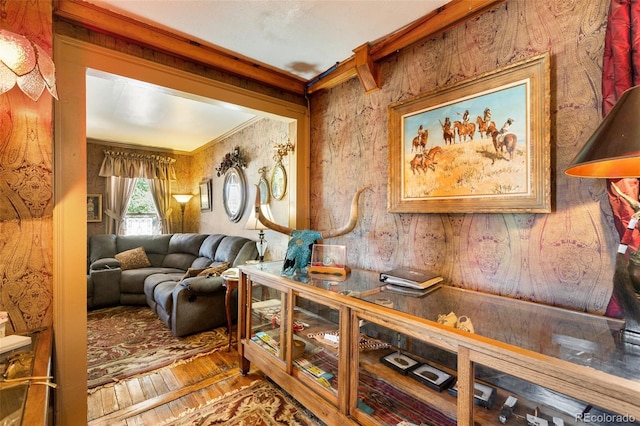 310 E Whiting Ave, Cripple Creek, CO 80813 - living area featuring wood finished floors
