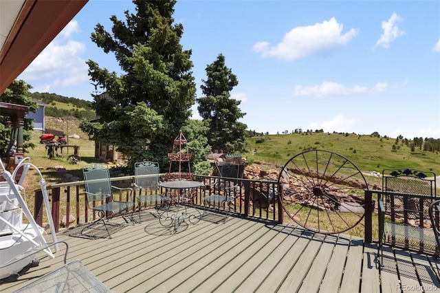 310 E Whiting Ave, Cripple Creek, CO 80813 - view of wooden deck