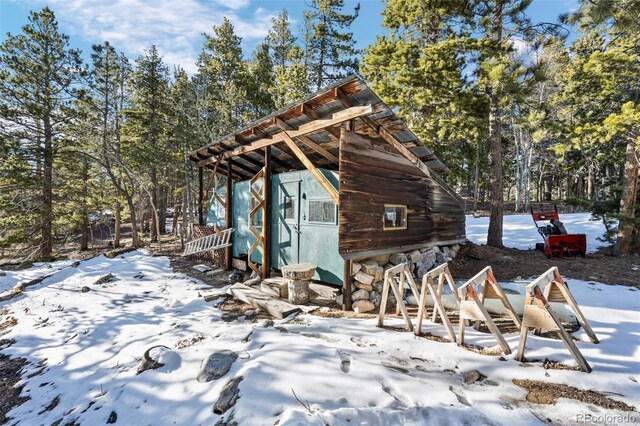 439 Ronnie Rd, Golden, CO 80403 - view of snowy exterior