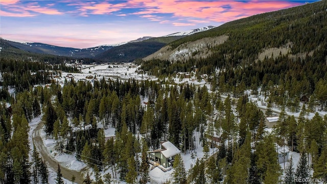 68 Starlit Ln, Blue River, CO 80424 - mountain view with a wooded view