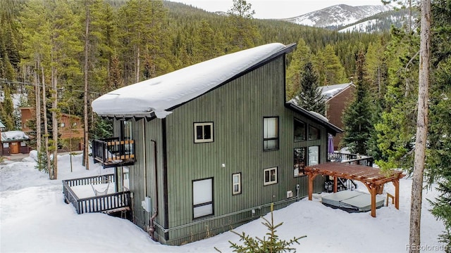 68 Starlit Ln, Blue River, CO 80424 - snow covered structure featuring a forest view and a mountain view