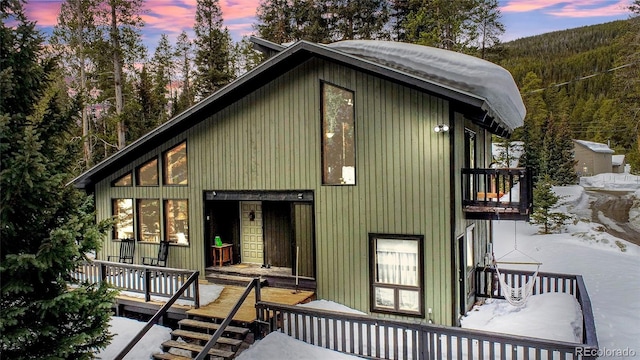68 Starlit Ln, Blue River, CO 80424 - view of front of property with a forest view
