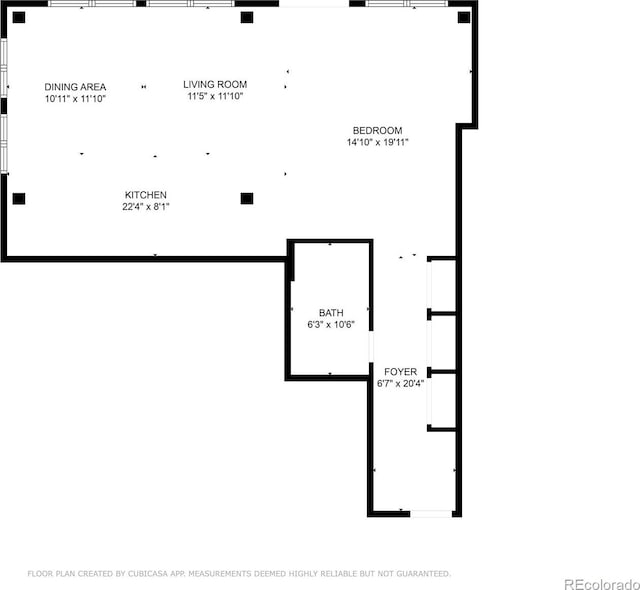 2955 Inca St Unit 2P, Denver, CO 80202 - view of floor plan / room layout