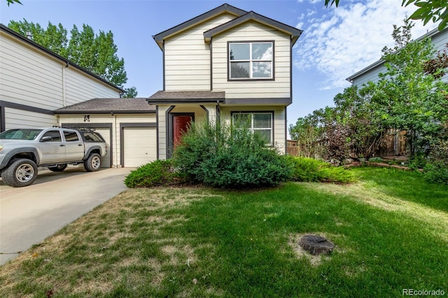 545 Tanager St, Brighton, CO 80601 - traditional home with a garage, driveway, and a shingled roof