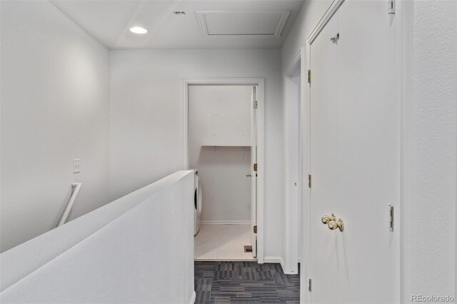 545 Tanager St, Brighton, CO 80601 - hallway with recessed lighting and baseboards