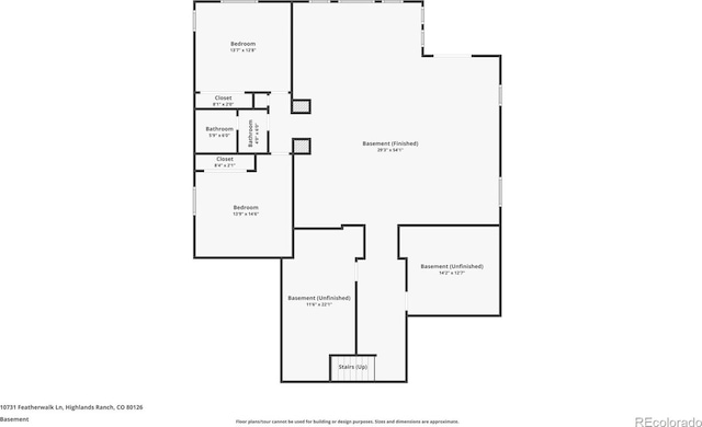 10731 Featherwalk Ln, Highlands Ranch, CO 80126 - floor plan / room layout