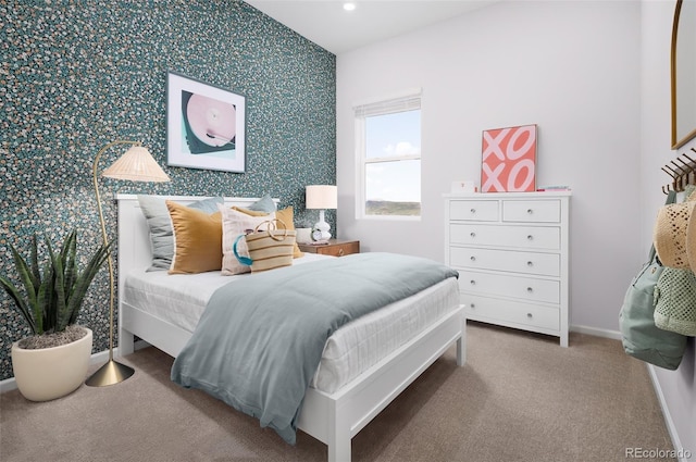 138 S Seacrest St, Golden, CO 80401 - carpeted bedroom featuring wallpapered walls