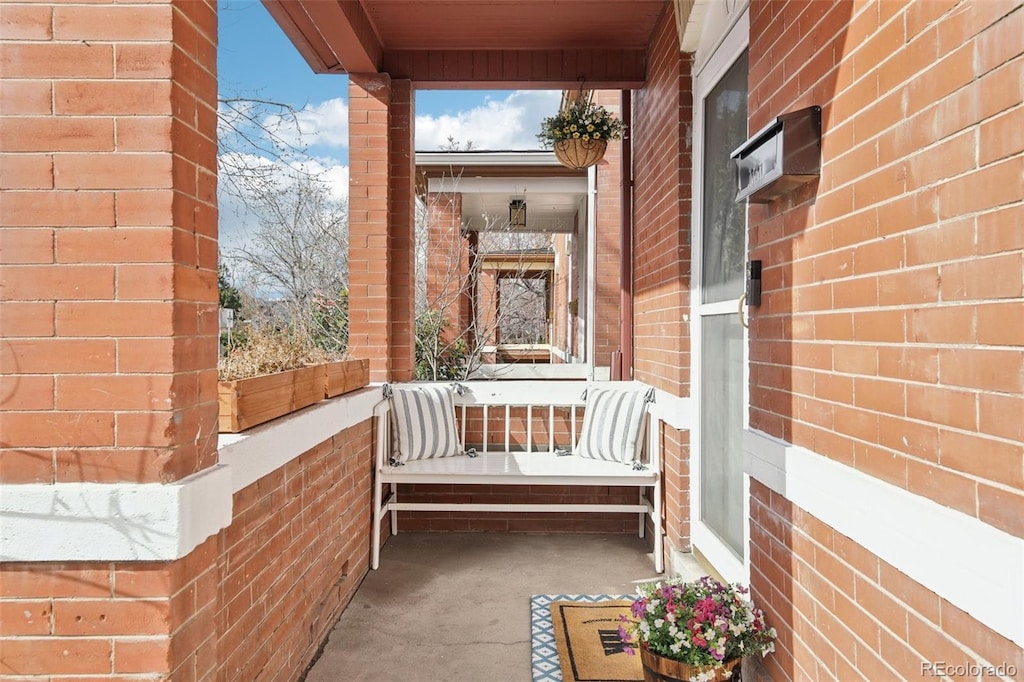 balcony with a porch