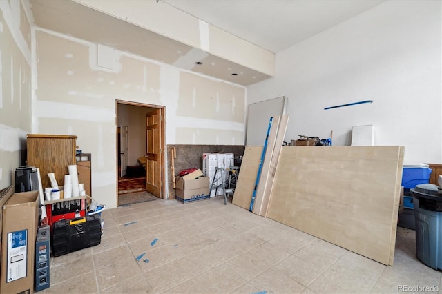 misc room featuring tile patterned flooring