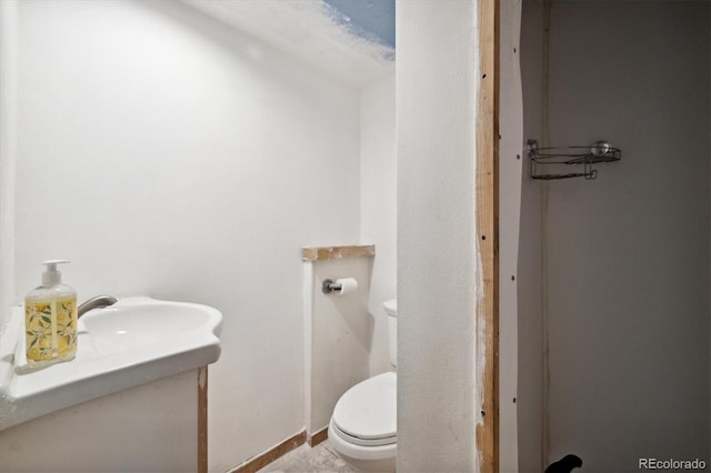 bathroom featuring toilet