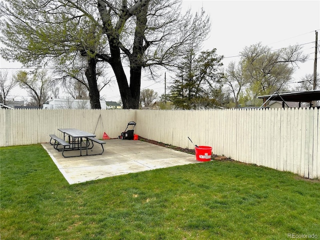 495 E Ave, Limon, CO 80828 - view of yard with a patio