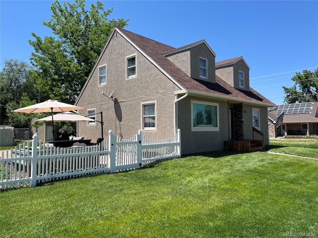 495 E Ave, Limon, CO 80828 - view of front of property with stucco siding and a shingled roof