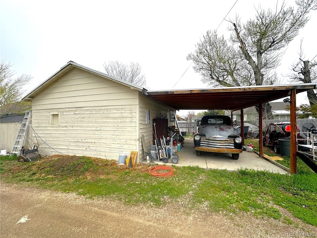 495 E Ave, Limon, CO 80828 - view of side of property with an attached carport