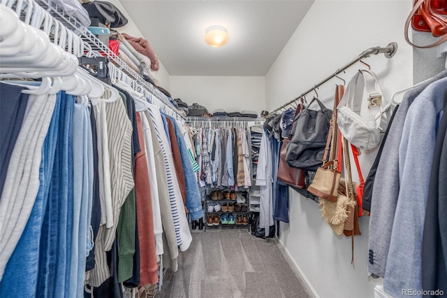3433 N Wabash St, Denver, CO 80238 - walk in closet featuring carpet flooring