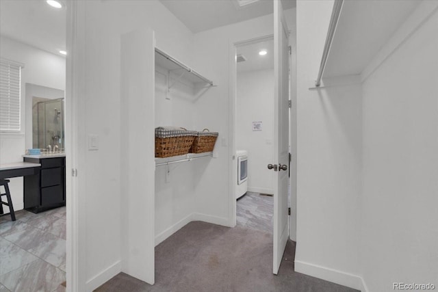 5045 Preserve Pl, Firestone, CO 80504 - spacious closet with carpet