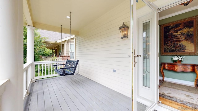 view of porch