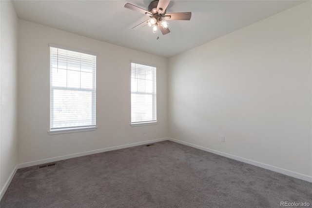 24314 E Ford Ave, Aurora, CO 80018 - carpeted empty room with baseboards and ceiling fan