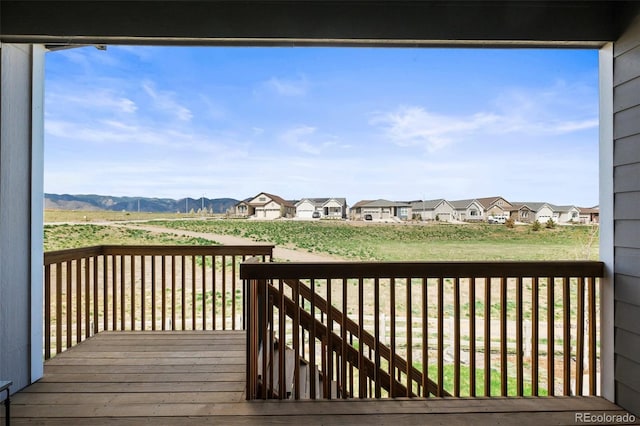 8985 Chalk Creek Pl, Littleton, CO 80125 - deck featuring a residential view
