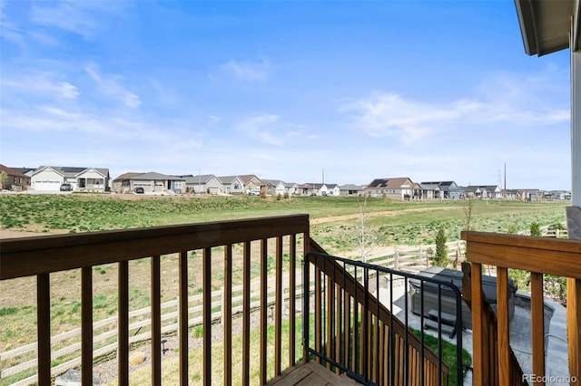 8985 Chalk Creek Pl, Littleton, CO 80125 - wooden deck with a residential view