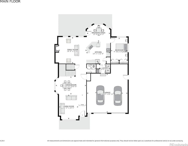 5457 S Valdai St, Aurora, CO 80015 - home floor plan