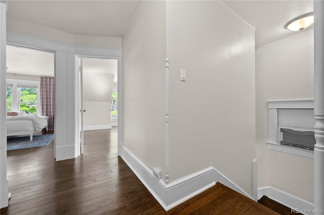1024 Greenwood Ave, Canon City, CO 81212 - corridor with an upstairs landing and hardwood / wood-style flooring