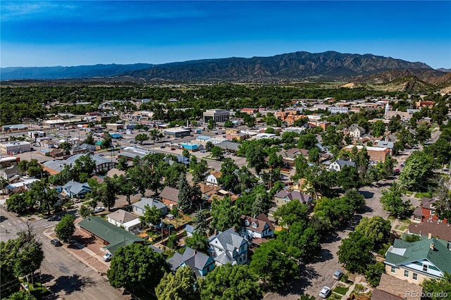 1024 Greenwood Ave, Canon City, CO 81212 - aerial perspective of suburban area with a mountainous background