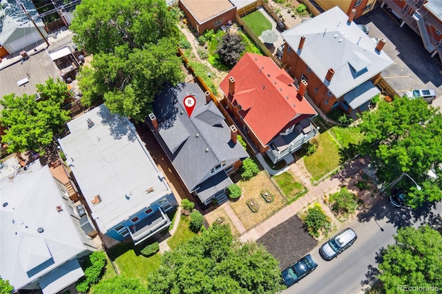 222 S Logan St, Denver, CO 80209 - aerial view of residential area