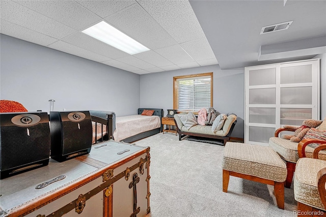 11820 W 66th Pl Unit C, Arvada, CO 80004 - bedroom with carpet floors and a paneled ceiling