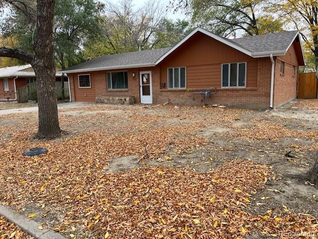 view of ranch-style home