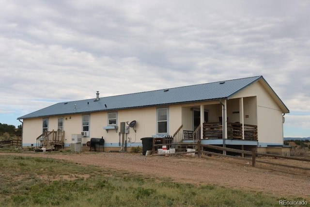 view of back of property