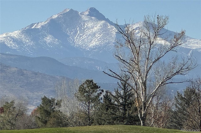 view of mountain feature