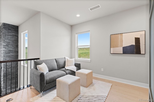 423 Rogers Way, Castle Rock, CO 80104 - living room with wood finished floors and recessed lighting