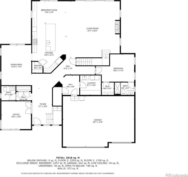 423 Rogers Way, Castle Rock, CO 80104 - view of property floor plan