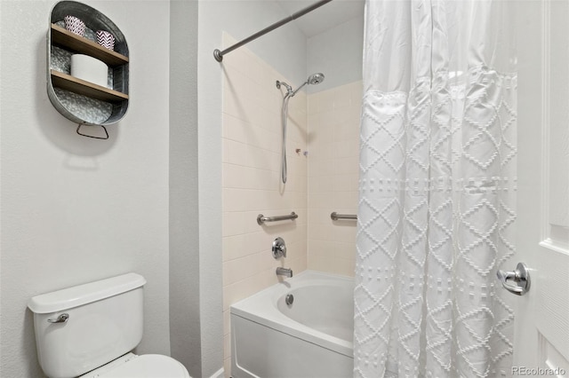 23346 E 5th Pl Unit 101, Aurora, CO 80018 - full bathroom with shower / bath combo with shower curtain and toilet